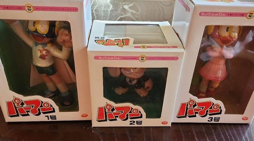 パーマンフィギュア3体メディコム•トイ